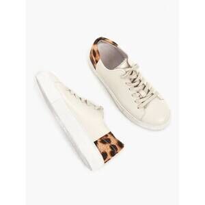 NEW HALF UNITED women's calf hair sneaker in leopard
